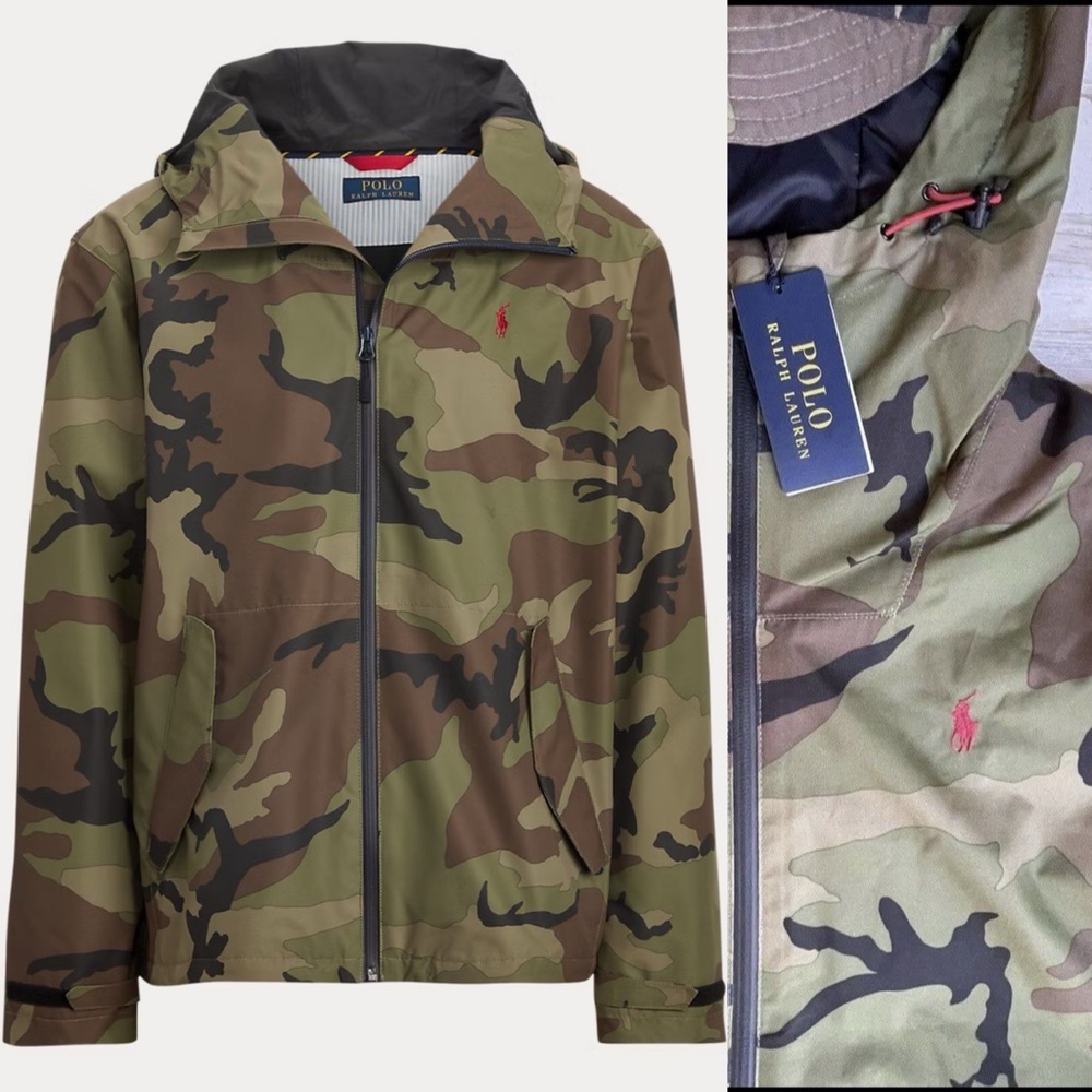 Ralph Lauren Men's Wind Breaker | Preowned |  Medium | Color: Olive